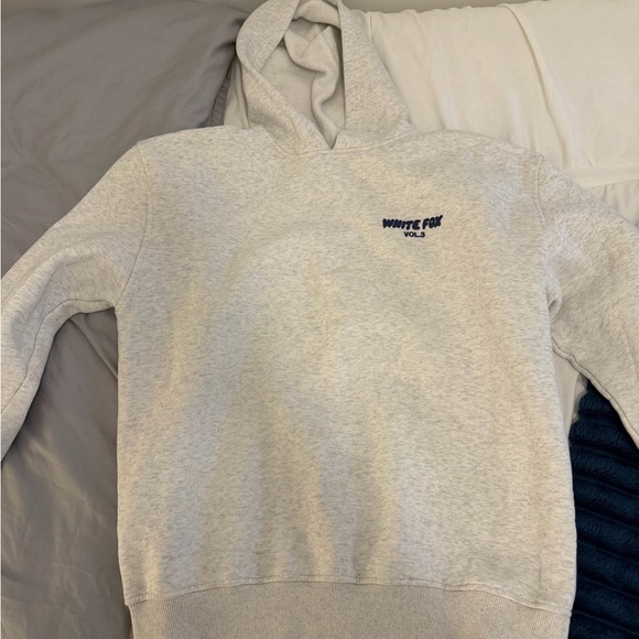 White Fox Boutique Gray Sweatshirt and Shorts Set - Picture 5 of 7